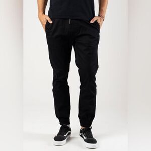 Volcom - Frickin Slim Jogger Black - Pants Size Medium